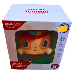 Drum Tumbler Toy – Musical Early Education Wobbling Toy for Toddlers (18+ Months)