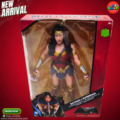 Wonder Woman Action Figure 12 Inch – Batman v Superman Multiverse Superhero Doll for Kids 4+ | DC Comics Collectible Toy for Boys & Girls