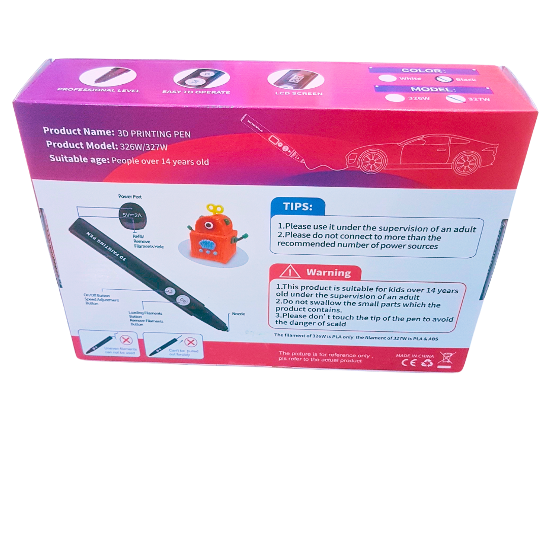 Professional 3D Printing Pen – LCD Screen, Adjustable Speed | Handmade Creative Drawing Tool | Ages 14+ Secondary image
