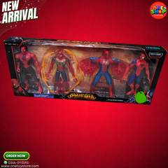 Spider-Man Action Figures Set for Kids – Ultimate Spider-Man Titan Hero Series 4-Piece Collection | Marvel Superhero Toys for Boys & Girls
