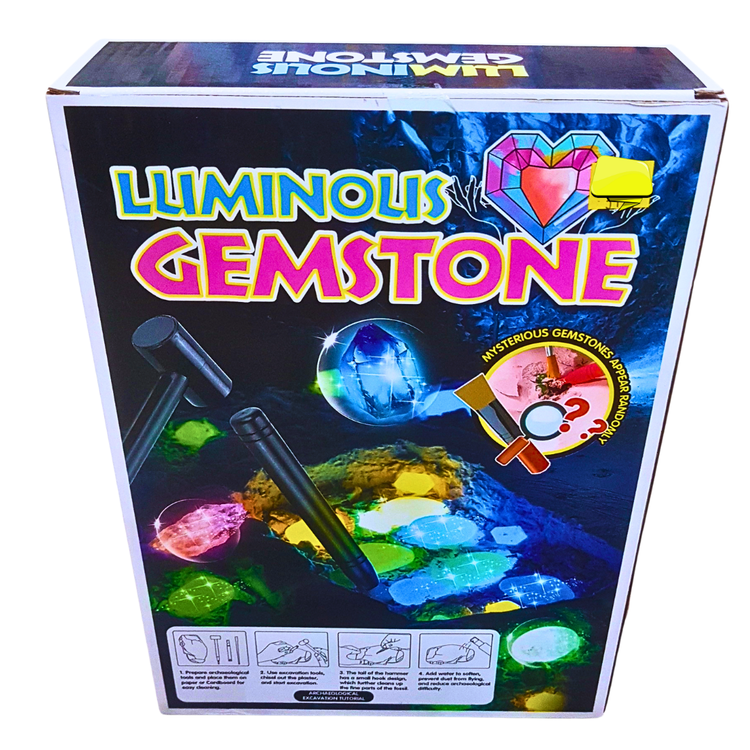Luminous Gemstone Excavation Kit – Glow-in-the-Dark Digging Adventure for Kids (Ages 6+)Luminous Gemstone Excavation Kit – Glow-in-the-Dark Digging Adventure for Kids (Ages 6+) Secondary image
