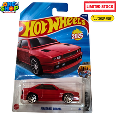 Hot Wheels Maserati Shamal 2025 Die-Cast Car – 1:64 Scale Mattel Toy Car | Luxury Sports Car Collectible for Kids