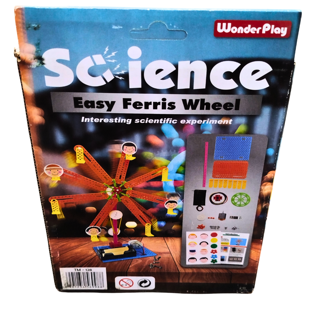 🎡 WonderPlay Easy Ferris Wheel Science Kit – DIY Engineering Model for Kids (8+ Years) | Build & Learn Mechanical Motion