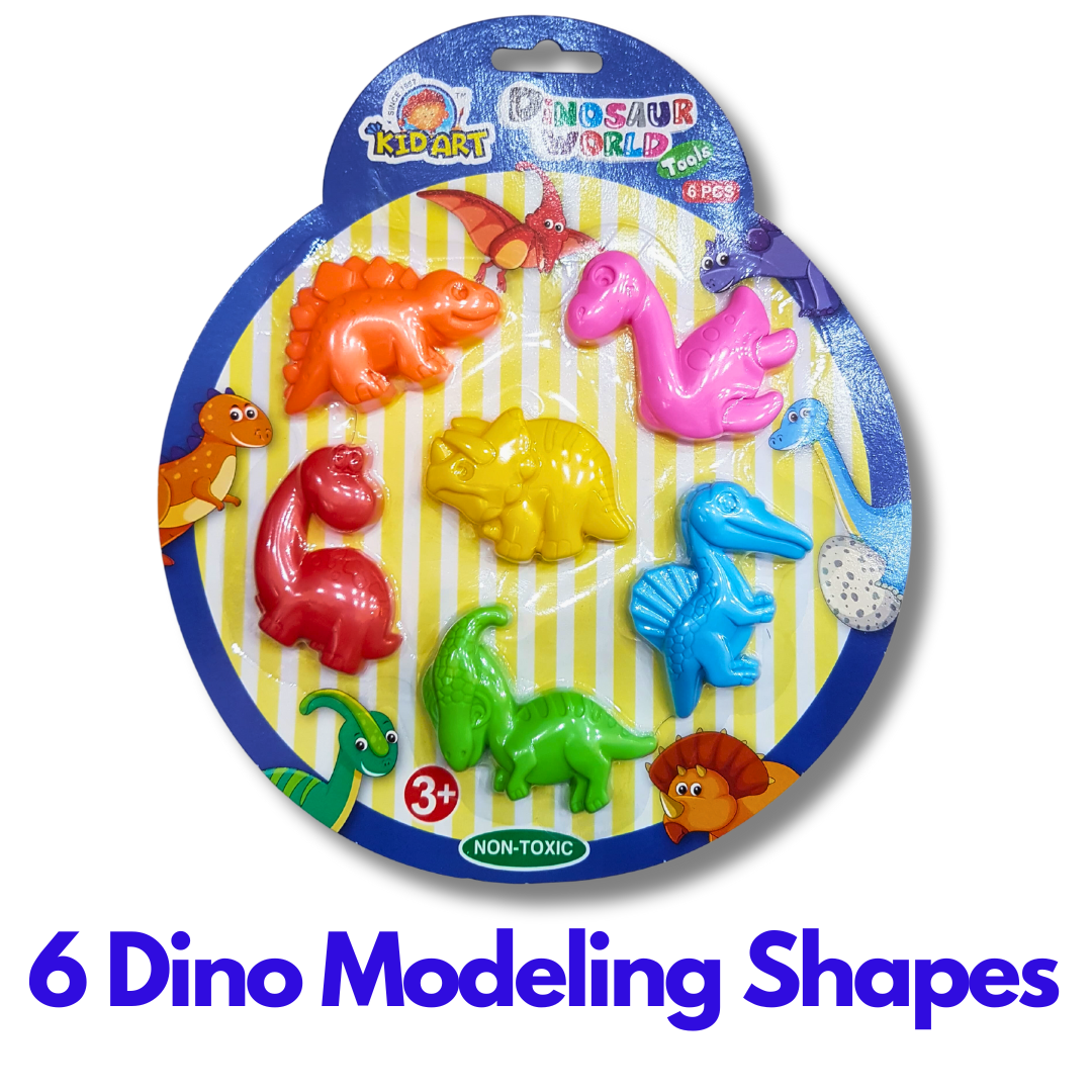 Modeling Shape Dinosaurs 6 shapes  For age 3 and Up Non-Toxic