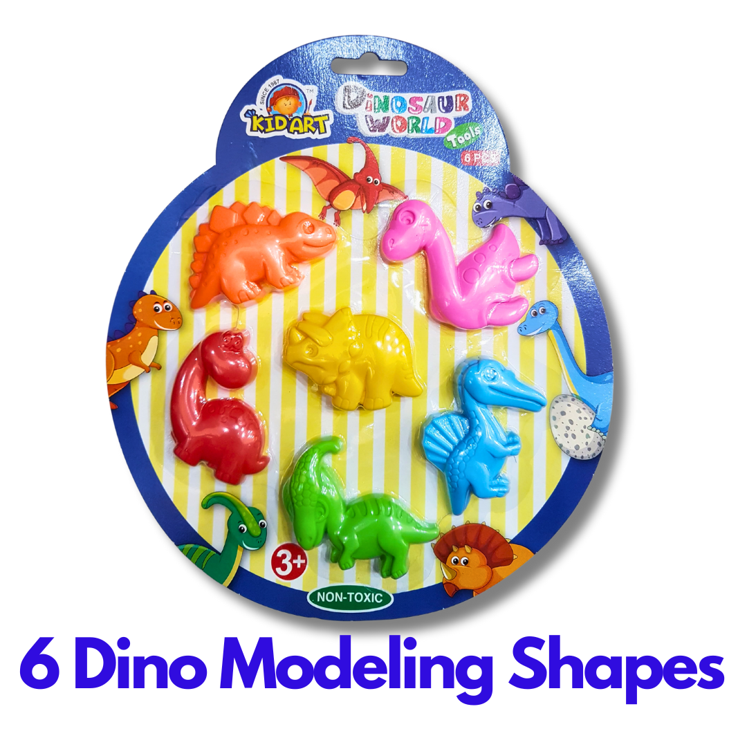 Modeling Shape Dinosaurs 6 shapes  For age 3 and Up Non-Toxic