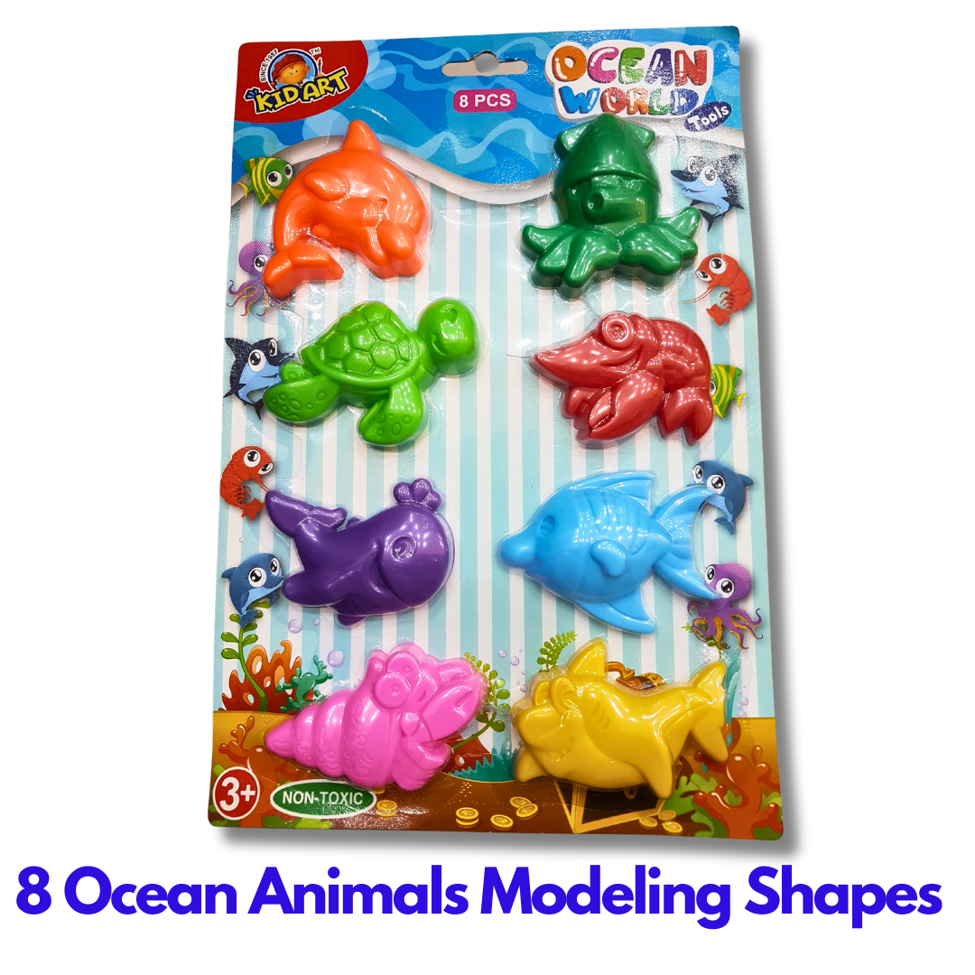 Modeling Shapes 8pcs  Ocean Animals