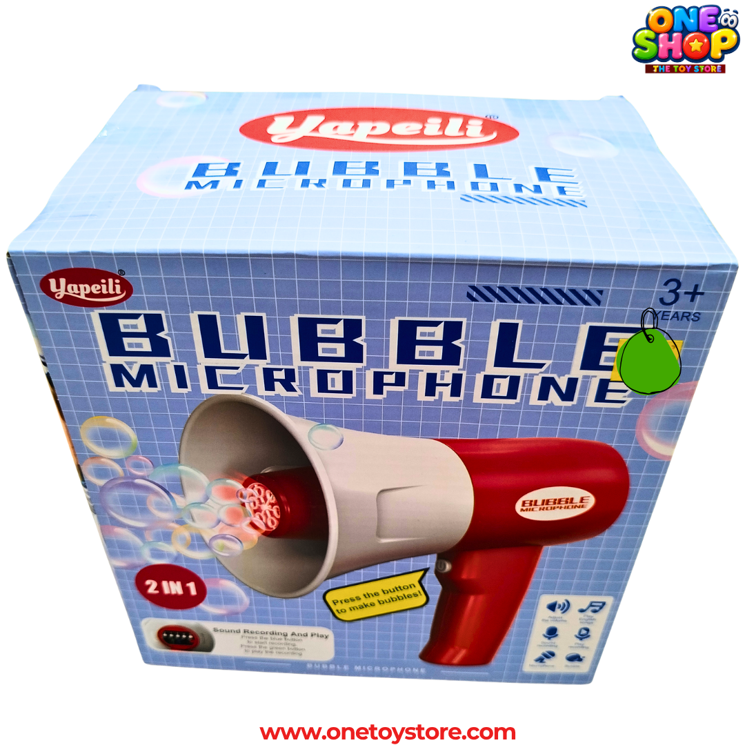 2-in-1 Bubble Microphone Toy for Kids – Sound Recording, Voice Amplifier & Bubble Blower Machine with Music | Interactive Fun Toy for Boys & Girls 3+ Years Secondary image