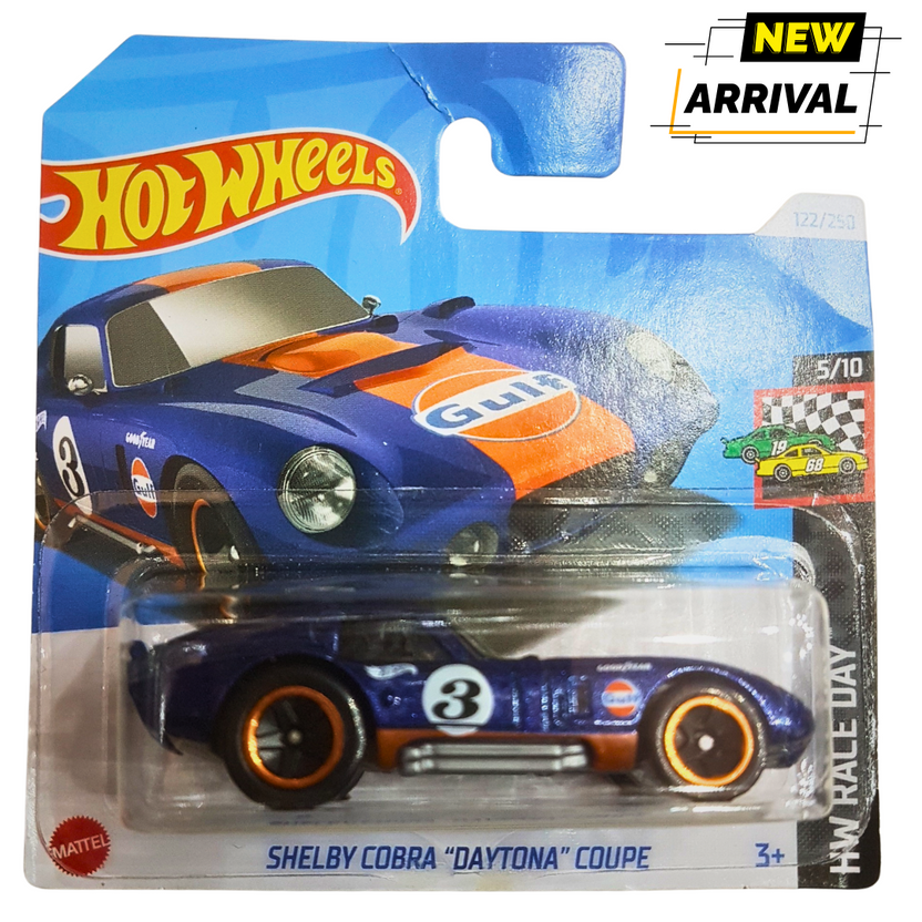 Hot Wheels Shelby Cobra "Daytona" Coupe – HW Race Day Edition Die-Cast Toy Car for Kids and Collectors (3+ Years) Main image