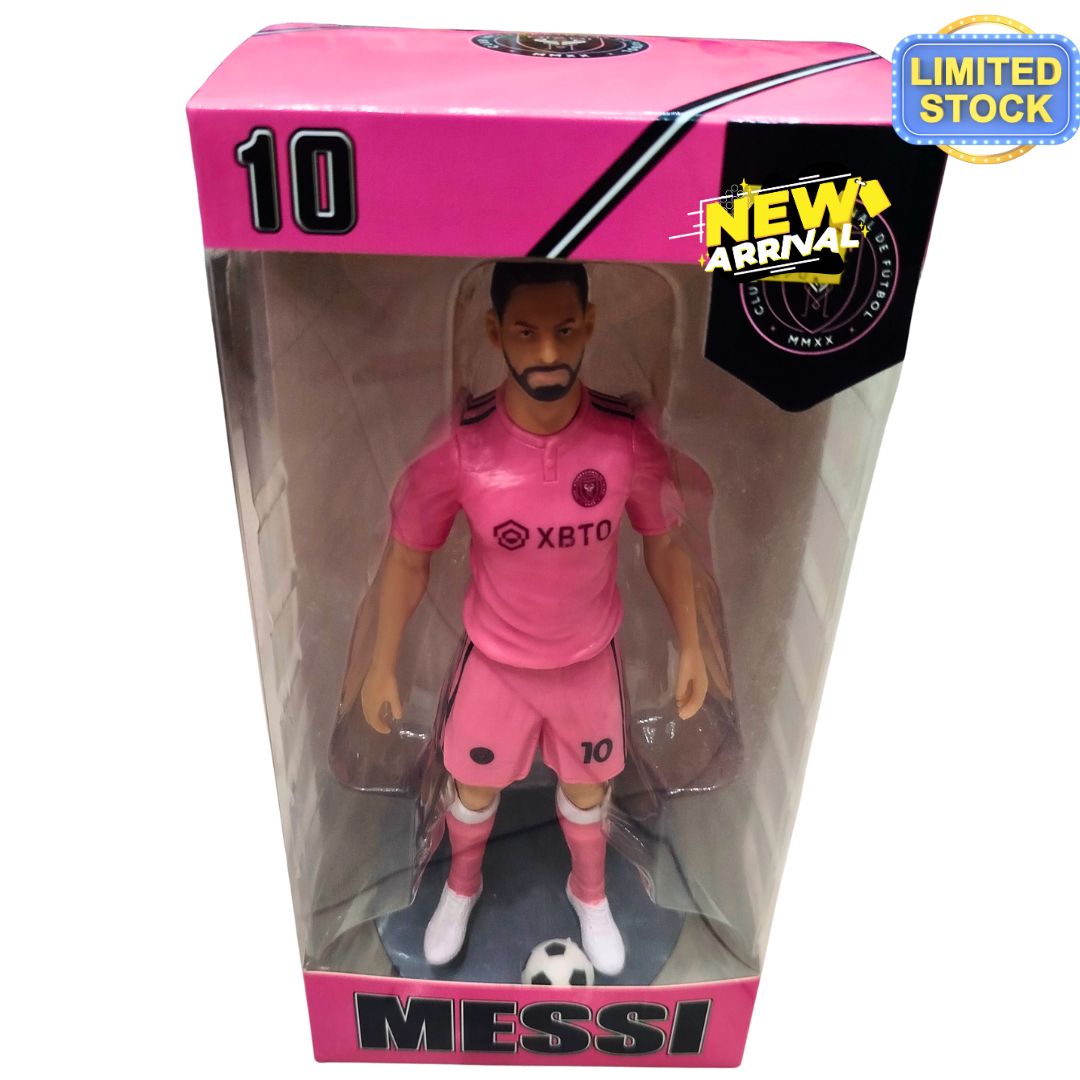 Lionel Messi Football Action Figure – 8 Inch Inter Miami Toy for Kids | Limited Edition #10 Soccer Star Collectible