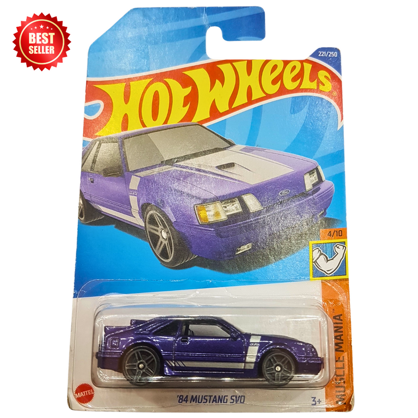 Hot Wheels '84 Mustang SVO Die-Cast Toy Car - Muscle Mania Series (3+) Main image