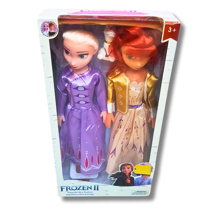 Frozen II Princess Doll Set - Two Elegant Dolls with Accessories for Kids (Ages 3+) Main image