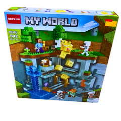 My World Underground Mine Building Set – 557+ Piece Pixel Cave Playset with Mini Figures & Mining Accessories (Ages 6+)