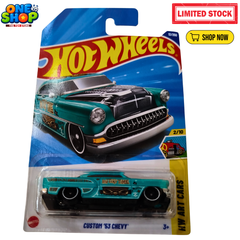 Hot Wheels Custom ‘53 Chevy Die-Cast Car – 1:64 Scale Mattel Classic Vintage Car | Custom Chevy Toy for Kids