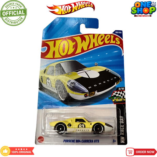 Hot Wheels Porsche 904 Carrera GTS Die-Cast Car 2025 – Classic Racing Sports Car Toy for Kids & Collectors