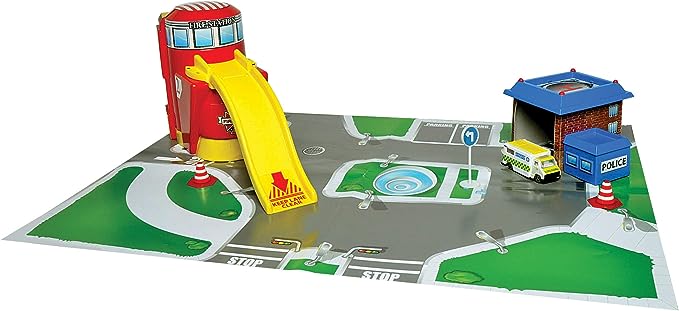 Maisto Fresh Metal - Play Places Deluxe Emergency City Track Set