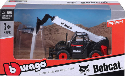 BBURAGO 1:50 BOBCAT T40 180SLP TELEHANDLER W/ PALLET FORK Main image