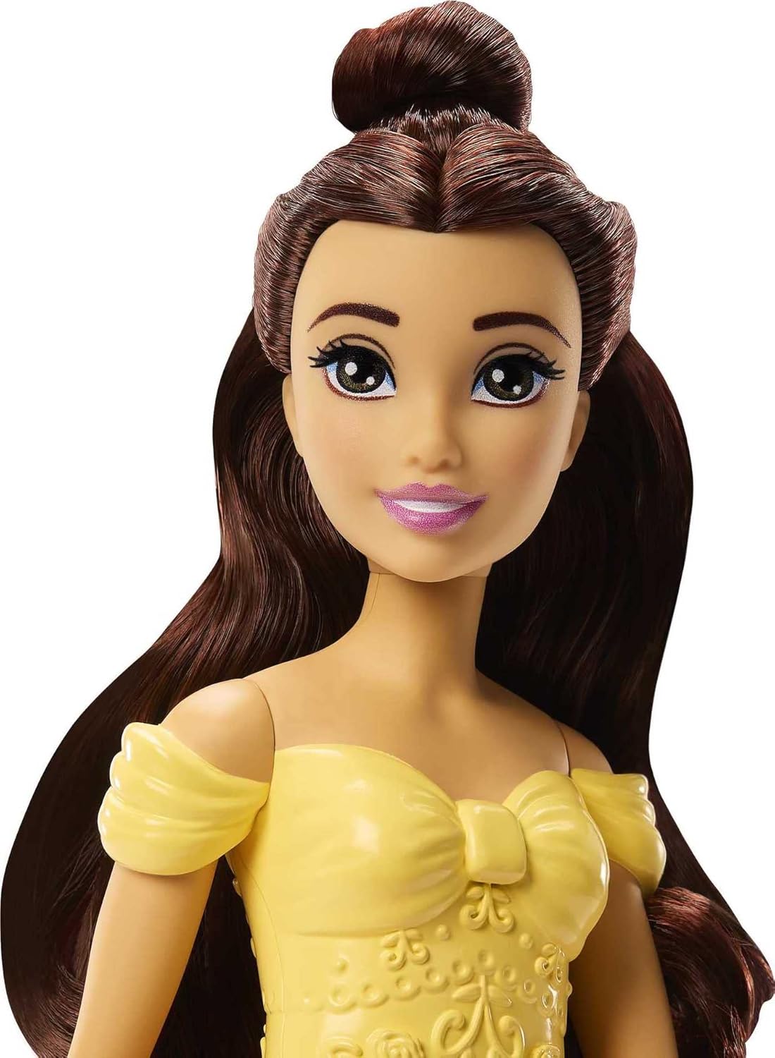 Disney Princess Toys, Belle Doll with Shiny Clothing, Tea Cart, Friends and Food Pieces, Tea Time Cart Playset Secondary image