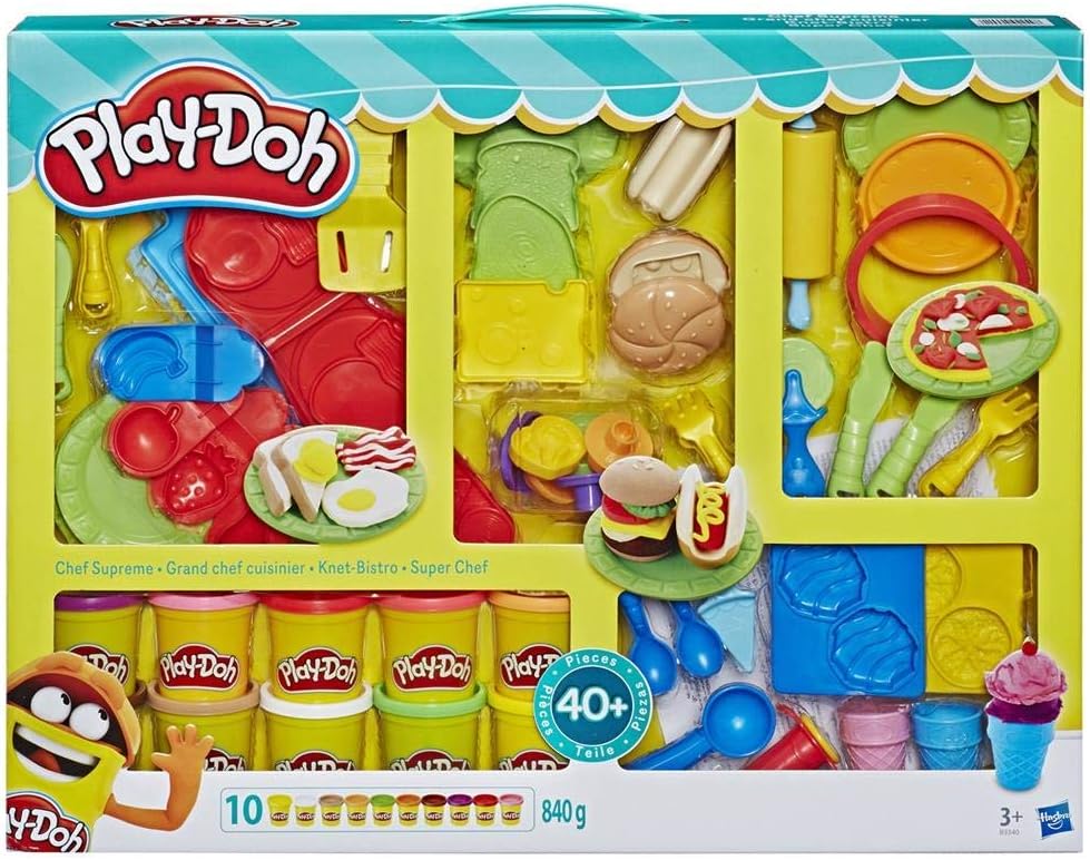 Play-Doh Chef Supreme Play Kitchen Set with 40 Accessories