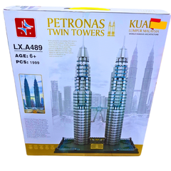 Petronas Twin Towers Building Set – 1999-Piece Architectural Landmark Model Kit (Ages 6+)