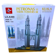 Petronas Twin Towers Building Set – 1999-Piece Architectural Landmark Model Kit (Ages 6+)