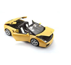 Bburago 1:18 Gold Lamborghini Gallardo Spyder