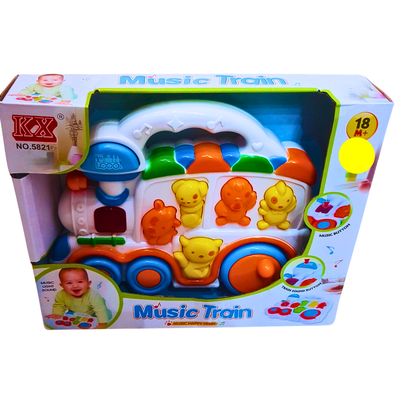 Interactive Music Train Toy - Musical Learning Playset for Toddlers (18+ Months) Main image