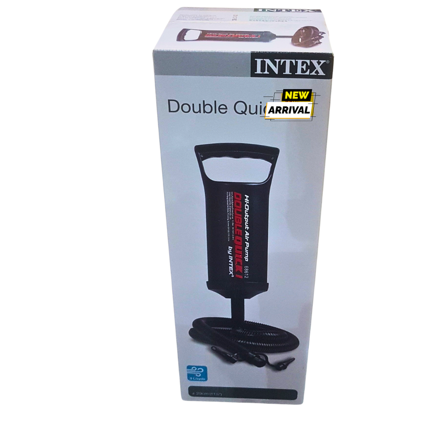 Intex Double Quick II High-Output Air Pump – 2 Litres | Manual Hand Pump for Inflatable Pools, Boats, Toys, & Airbeds Main image