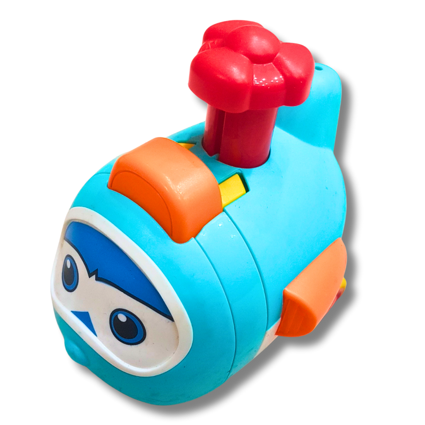 Pull-Back Cartoon Submarine Toy for Kids - Fun and Colorful Vehicle Playset (Ages 3+) Main image