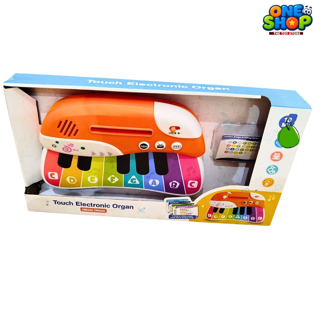 Touch Electronic Organ Piano for Kids – Musical Keyboard Toy with Colorful Keys, Learning Songs & Sound Effects Secondary image