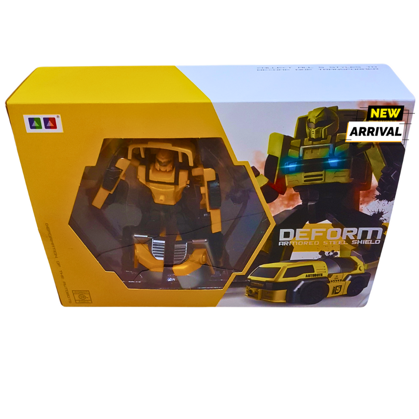 Transforming Robot Car – Armored Steel Shield | 2-in-1 Deformable Action Figure | Adventure Toy for Kids Main image