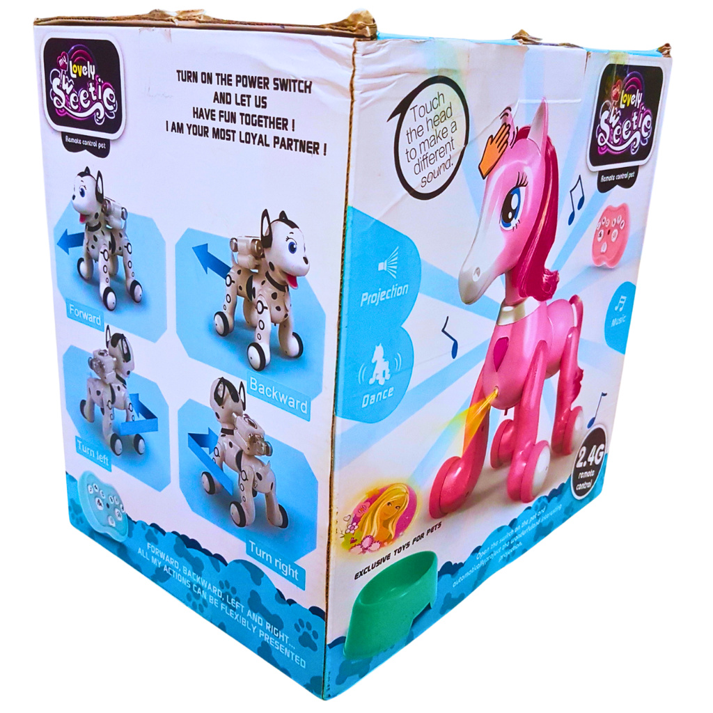 My Robot Pet - 2.4G Remote Control Interactive Robot Dog with Sounds & Dance, Ages 3+