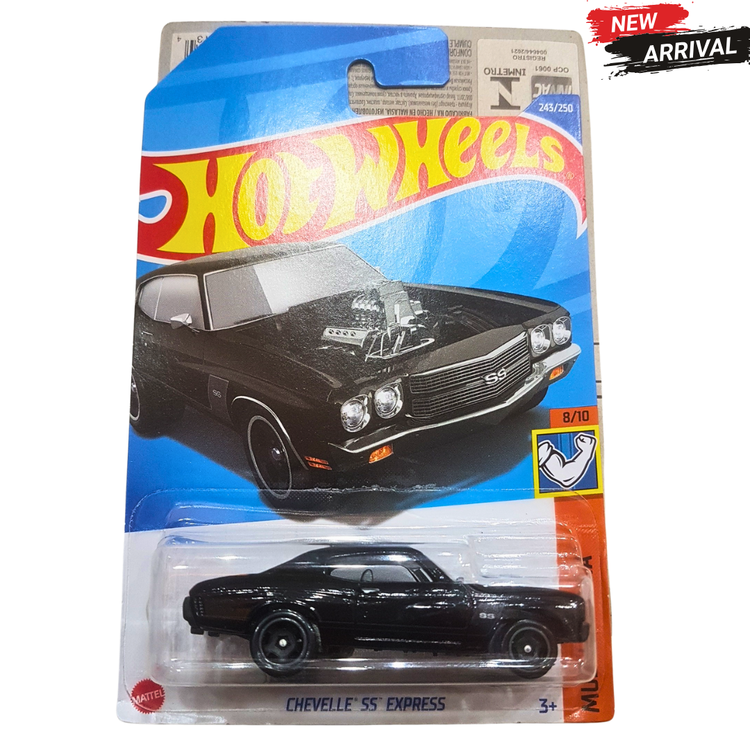 🖤 Hot Wheels Chevelle SS Express – Muscle Mania | Classic Muscle Car Toy for Kids & Collectors (3+)