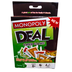 Monopoly Deal Card Game – New Edition for Kids & Families | Fun Fast-Dealing Game, Ages 8+, 2–5 Players, 15-Minute Gameplay