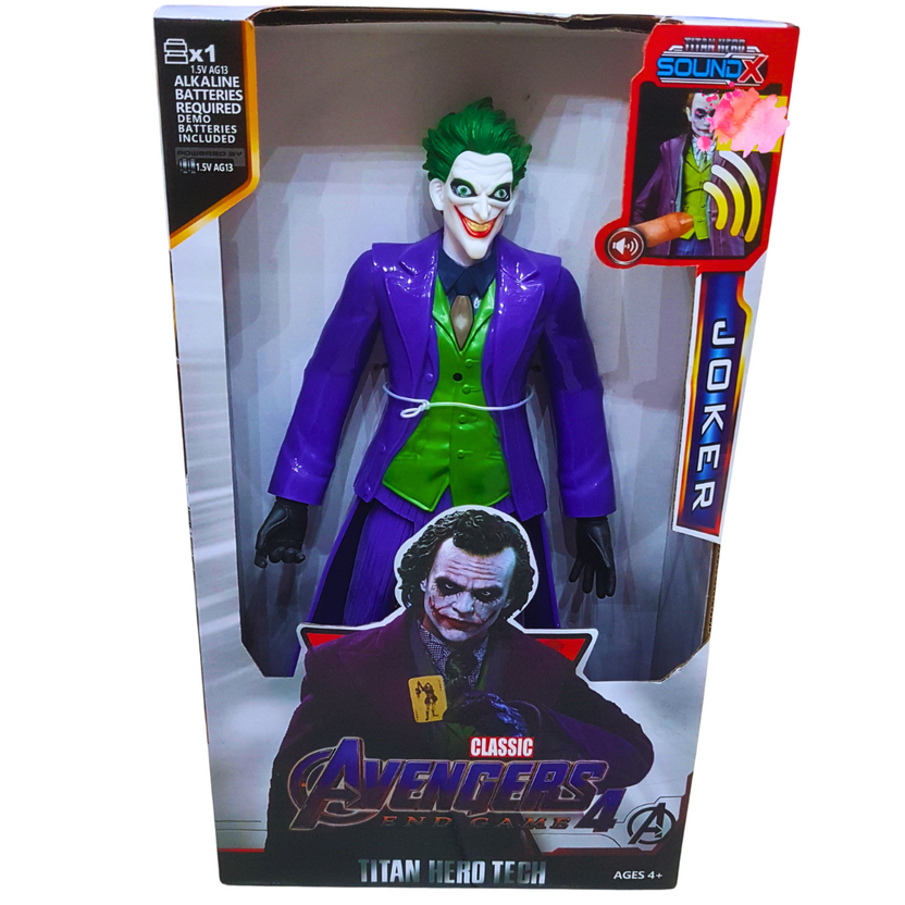 DC Comics Joker Action Figure - Titan Hero Tech with Sound FX Main image