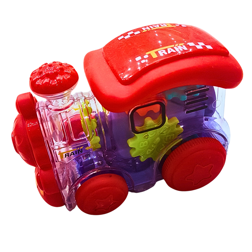 Light-Up Toy Train with Colorful Gears – Fun Educational Train for Kids – Multiple Colors Available | each train sold separately Main image