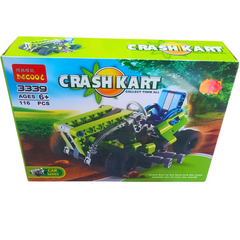 Crash Kart Building Set - 3339 Series for Ages 6+ (116 Pieces)