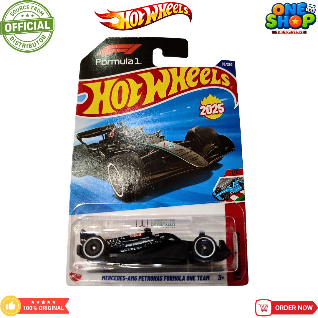 Hot Wheels Mercedes-AMG Petronas Formula One Team Car – 2025 F1 Die-Cast Racing Car for Kids & Collectors Secondary image