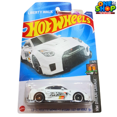 🤍 Hot Wheels Liberty Walk Nissan GT-R (35GT-RR Ver.2) – HW Dream Garage | JDM Tuner Die-Cast Toy for Kids & Collectors (3+)