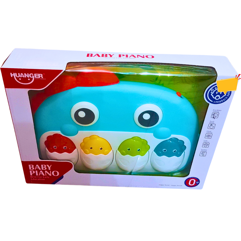 Huanger Baby Piano Toy - Musical & Interactive Piano for Newborns (0+ Months) Main image