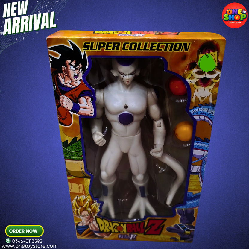 Dragon Ball Z Frieza Action Figure – Super Collection Anime Model Toy with Dragon Balls | DBZ Villain Collectible Figure for Kids 3+ Main image