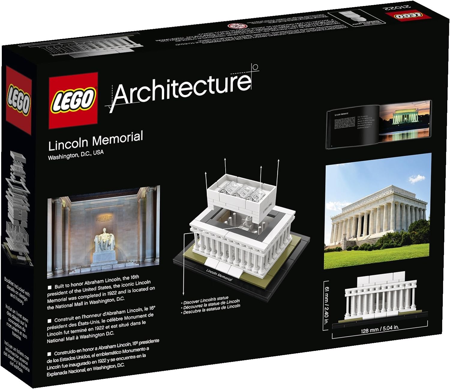 LEGO Architecture Lincoln Memorial 21022 for age 12 and up