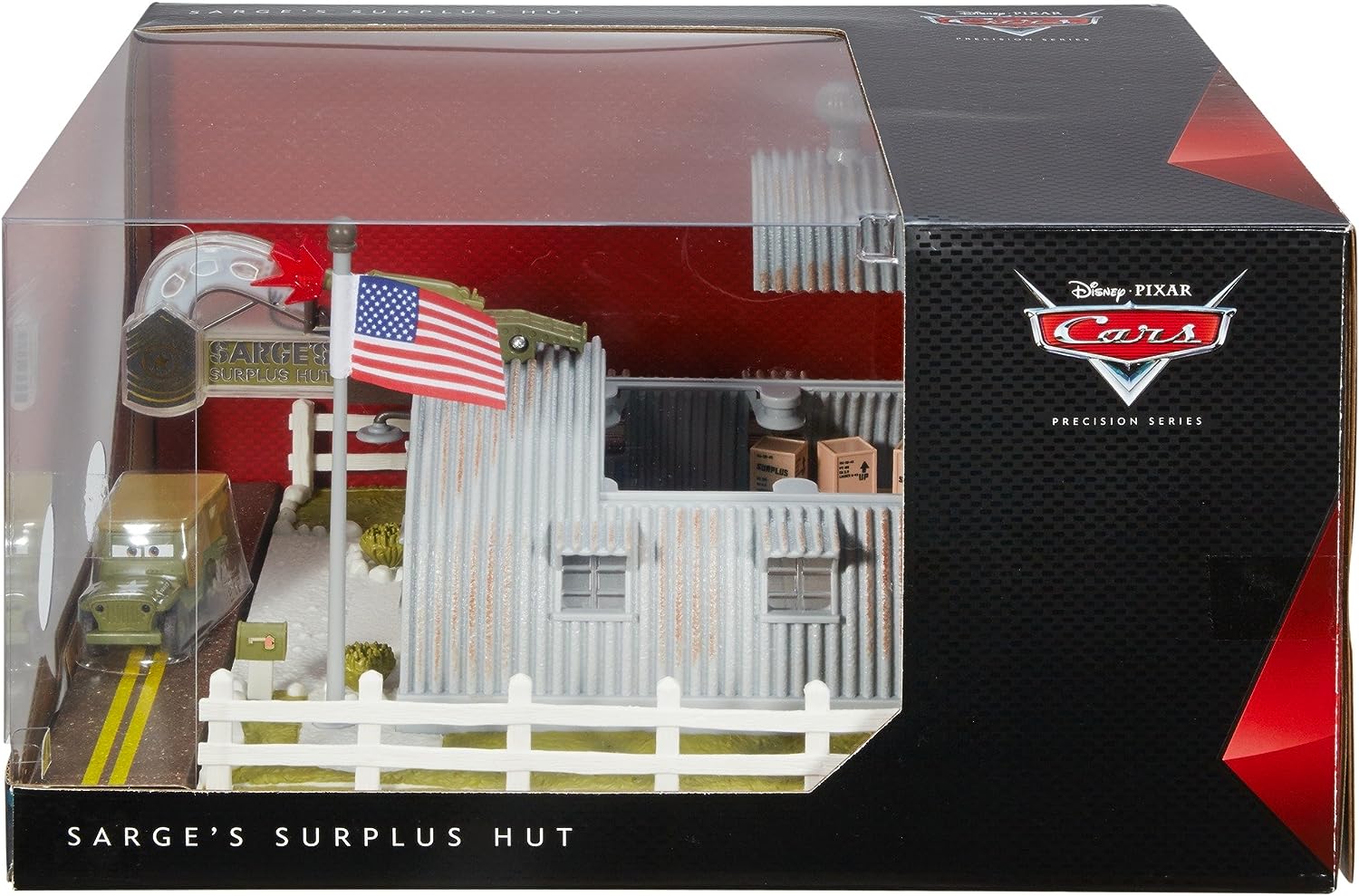 Disney Cars Precision Collection Sarge's Surplus Hut Playset