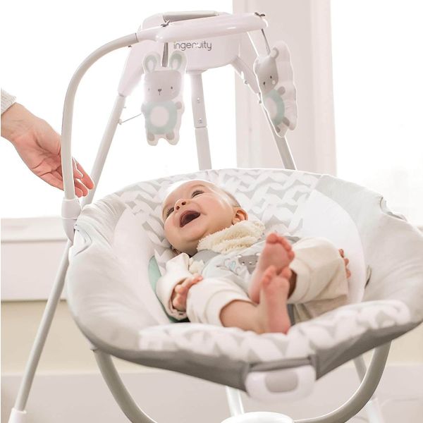 Ingenuity Simple Comfort Cradling Swing Model 11306 Newborn 0-9m Baby Bebe Vibrating Chair Electric Recliner