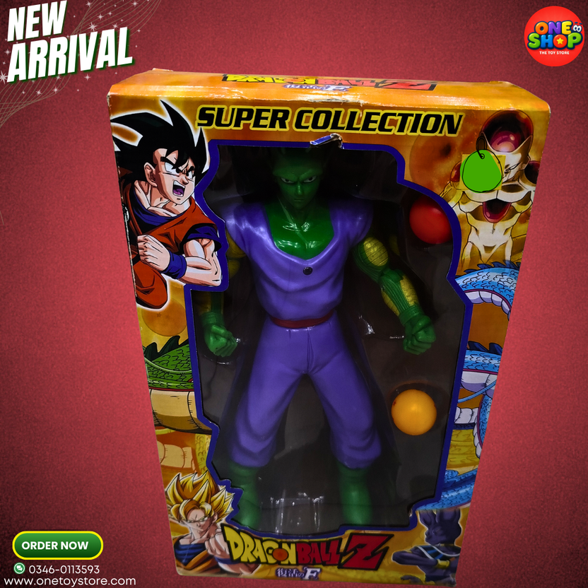Dragon Ball Z Piccolo Action Figure – Super Collection Anime Model Toy with Dragon Balls | DBZ Collectible Figure for Kids 3+ Main image