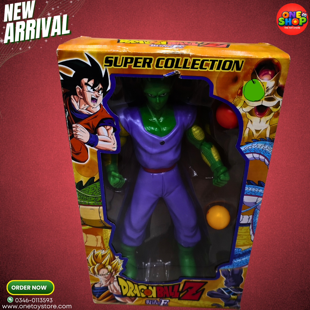 Dragon Ball Z Piccolo Action Figure – Super Collection Anime Model Toy with Dragon Balls | DBZ Collectible Figure for Kids 3+