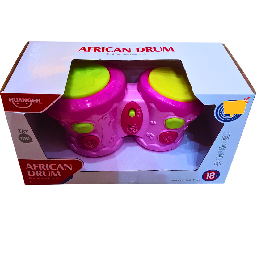 Huanger African Drum Toy - Interactive Musical Drums for Toddlers (18+ Months) Main image