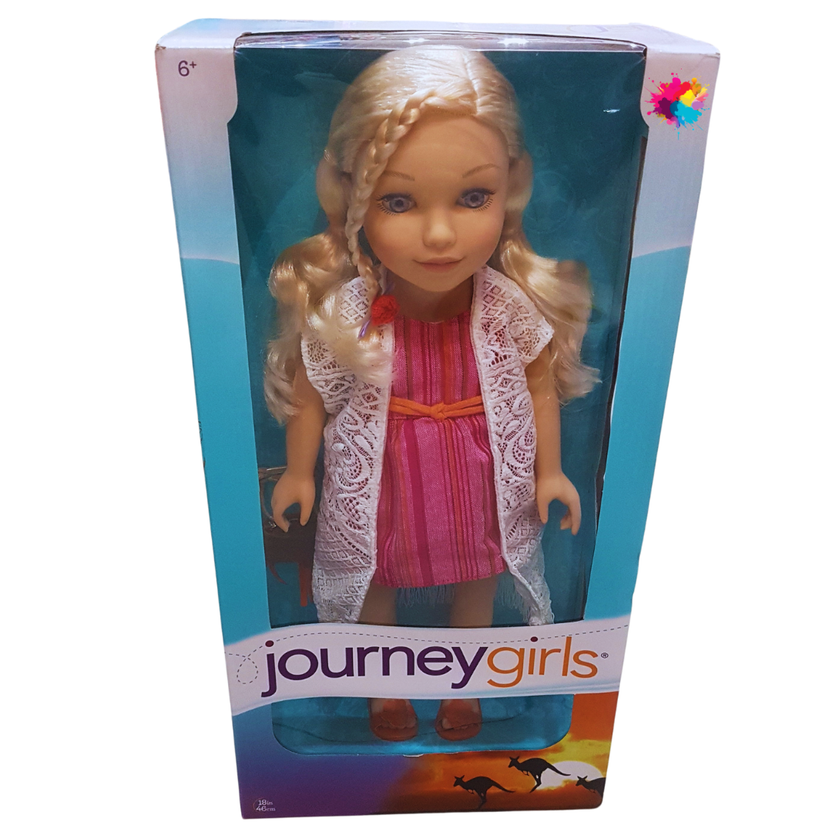 Journey Girls Doll - Blonde Hair, Stylish Pink Outfit for Kids (6+ Years) Main image