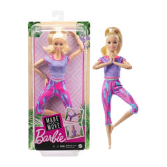 Barbie Made To Move Doll Pink Dye Pants
