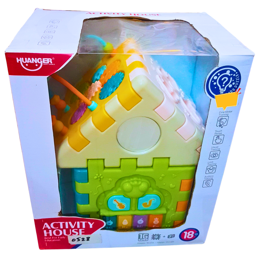 Huanger Activity House Toy - Interactive Learning Playhouse for Toddlers (18+ Months) Main image