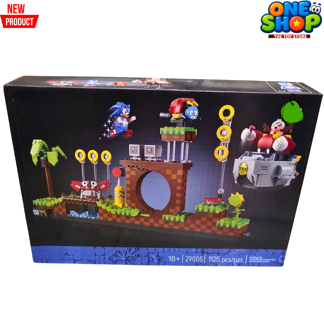 Sonic Adventure Building Blocks Set – 1125 PCS Collectible Construction Toy for Kids & Teens | Sonic vs Dr. Eggman Brick Set | Creative STEM Building Toy for Boys & Girls